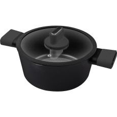 Pot POELE Non-stick Aluminum 24X11cm 2.4lt Lamart LT1225 Black