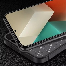 &Theta;ή&kappa;&eta; Ancus AutoFocus Carbon Fiber for Xiaomi Redmi Note 13 4G TPU Black