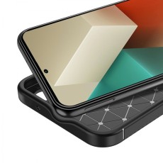 &Theta;ή&kappa;&eta; Ancus AutoFocus Carbon Fiber for Xiaomi Redmi Note 13 5G TPU Black