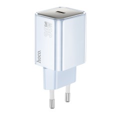 Hoco N47 Glorious Travel Charger with USB-C 30W Blue
