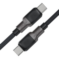 Data Cable Acefast C10-03  Metallic USB-C to USB-C 60W 20V/3A Braided Black 1.2m