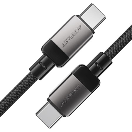 Data Cable Acefast C9-03  Metallic USB-C to USB-C 60W 20V/3A Braided Black 1.2m