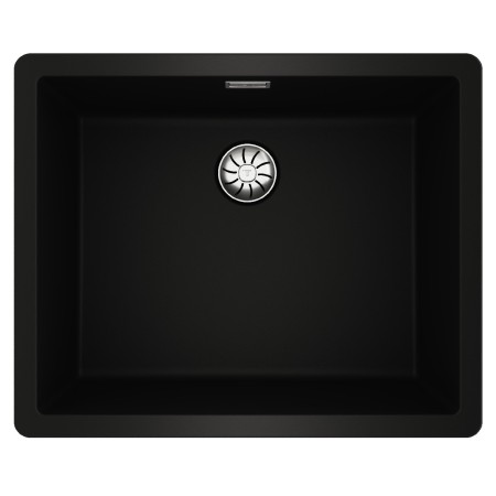 Liquid Granite Sink TEKA Single Bowl Undermount Installation 55.6x45.6 cm RADEA R10  MAESTRO Black