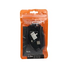 Data Cable Leki  USB to Micro-USB 2m Black