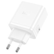Travel Charger Hoco N51 Scenery 65W with 2 x USB-C and 1 &chi; USB-A  White