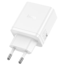 Travel Charger Hoco N50 Scenery 45W with 2 x USB-C and 1 &chi; USB-A  White