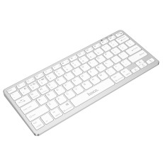 Hoco GM32 Wisdom Wireless Keyboard 78 Keys 2.4Ghz+Bluetooth 5.0 Silver