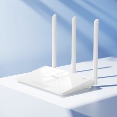 WiFi Router Hoco HI30 Wifi4  300Mbps 2.4GHz 3x5dBi White