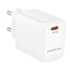 Travel Charger Borofone BN26 Fuente USB-C 20W White