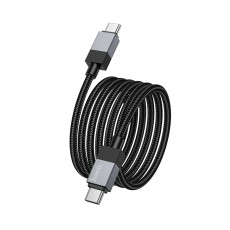Data Cable Hoco X110 Honorific USB-C to USB-C 60W  Black 1m