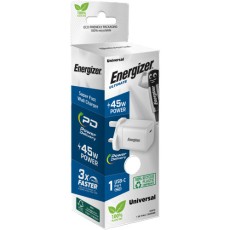 Travel Charger Energizer Fast Charge &mu;&epsilon; USB-C 45W UK Plug White
