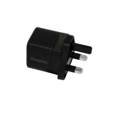 Travel Charger Energizer Fast Charge &mu;&epsilon; USB-C 30W UK Plug Black