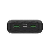 Power Bank Wonder WX20C 20000mAh 20W with 2 x USB-A and 1 x USB-C Output Black