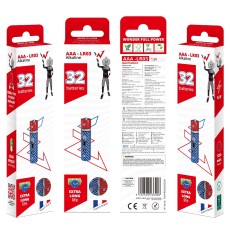 Battery Alkaline Wonder Full Power LR03 size AAA 1.5V Pcs. 32