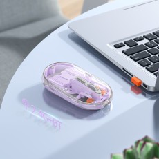 Bluetooth Mouse Hoco GM35 General Wireless with 5 Buttons DPI 1600 Romantic Purple