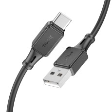 Data Cable Hoco X101 Assistant USB-A  to USB-C 3A  Black 1m