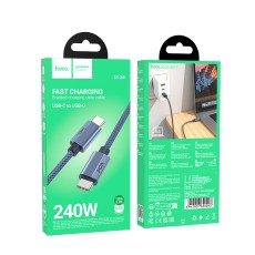 Data Cable Hoco U134 Primero USB-C to USB-C 240W Dark Blue 1.8m