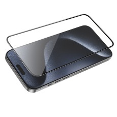 Tempered Glass Hoco Premium Series G16 Full Screen HD 5D Large Arc 0.4mm 9H for Apple iPhone 16 Pro 10pcs