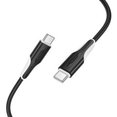 Data Cable Borofone BX119 New USB-C to USB-C 60W 1m Black