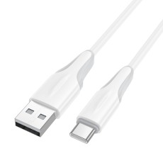 Data Cable Borofone BX119 New USB to USB-C 3A 1m White