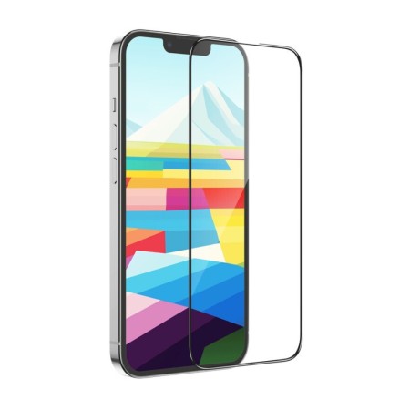 Tempered Glass Hoco G5 0.33mm Full Silk Screen HD 2.5D for Apple iPhone 16 Pro 10 Pcs.