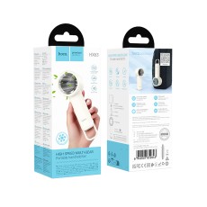Hoco HX63 Fashion Portable Handheld Fan 2000mAh 5 Airflow Speeds 9200Rpm with Digital Display White