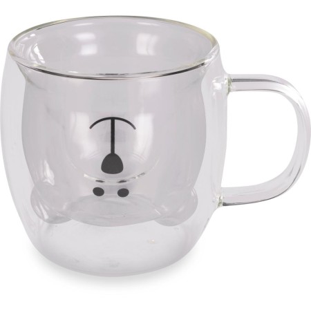 Set of 2 Glasses VASO Lamart LT9125 Double-Walled Glass 250ml Clear

