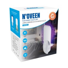 N'oveen IKN905 UV LED Insect Killer Radius 30m&sup2; and Night Light