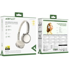 Wireless Headphone Stereo Acefast H8 500mAh v5.4 ANC with Microphone Gold