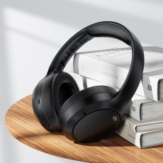 Wireless Foldable Headphones Stereo Acefast H6 500mAh v5.3 ANC AUX USB-C IPX4 Black