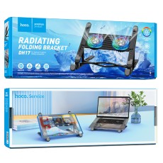 Laptop Cooler Hoco DH17 Black with 2 Fans and Lighting for Laptops up to 17.3"