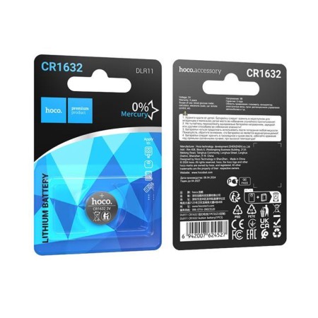 Buttoncell Lithium Hoco DLR11 CR1632 Pcs. 1