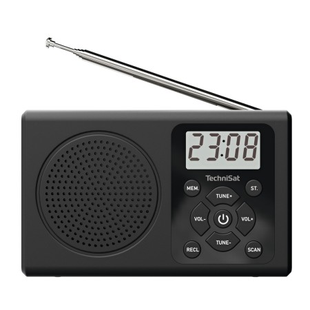 Portable Radio Technisat Travelradio 300 0.5 W with 3.5mm Headphone Jack Black