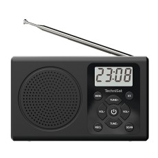 Portable Radio Technisat Travelradio 300 0.5 W with 3.5mm Headphone Jack Black