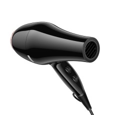 Travel Hair Dryer Hoco HP17 1650W with 2 Airflow and 3 Temperature Levels Max Speed 1900Rpm Black