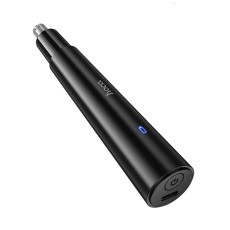 Rechargeable Nose Facial and Body Trimmer Hoco HP37 320mAh with 3 Interchangeable Heads Black