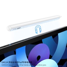 Hoco GM114 Smart Active Pen Suitable for iPad 2018 and after 130mAh and Use Time up to 14 Hours White