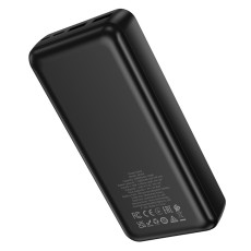 Power Bank Borofone BJ78A 20000mAh with 4 Ports 1xUSB-C, 2xUSB-A, 1xMicroUSB and LED Battery Indicator Black