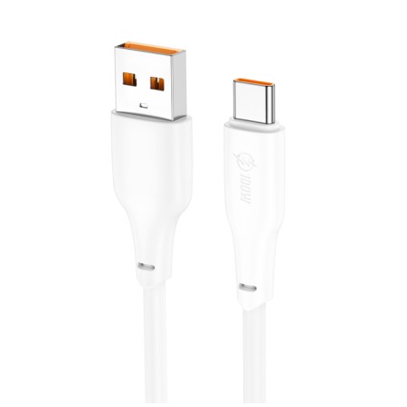 Cable Hoco X93 Force USB-A  to USB-C High Power 100W 6A White 1m