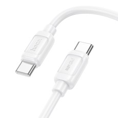 Cable Hoco X115 Surpass USB-C to USB-C PD60W 3.0A White 1m