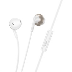Hands Free Hoco M115 Sagacious USB-C Universal Earphones Hi-Fi Stereo with Microphone White 1.2m