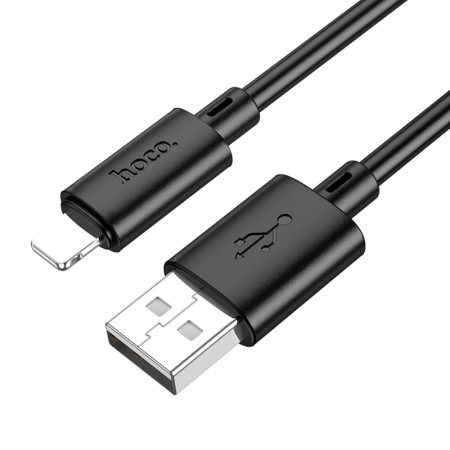 Cable Hoco X88 Gratified USB-C  to Lightning 2.4A Black 2m