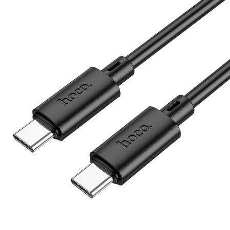 Cable Hoco X88 Gratified USB-C to USB-C 60W 3A Black 2m