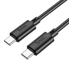 Cable Hoco X88 Gratified USB-C to USB-C 60W 3A Black 2m