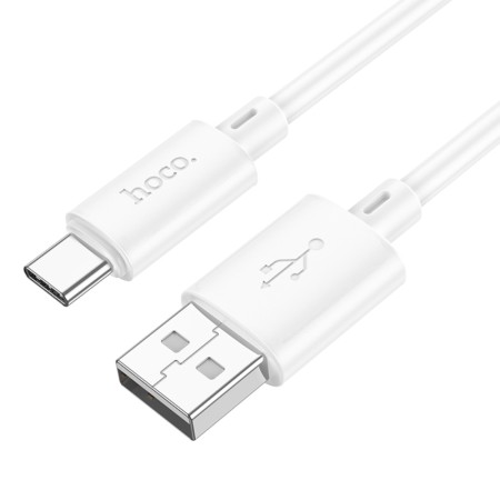 Cable Hoco X88 Gratified USB-&Alpha;  to USB-C 3A White 2m