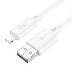 Cable Hoco X88 Gratified USB-A to Lightning 2.4A White 2m