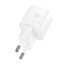 Travel Charger Hoco N66 Ingenious Single Port GaN PD35W USB-C 5V 3.0A White