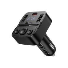 Bluetooth FM Transmitter Hoco E87 Delta 35W with 2xUSB-A and 1xUSB-C PD20W BT v5.4 Supports USB Music Playback and Calls