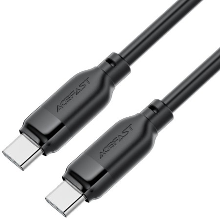 Cable Acefast C16-03 USB-C  to USB-C 60W 3A USB2.0 Black 1.2m