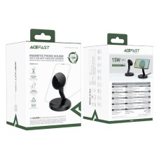 Wireless Desktop Charging Stand Acefast E26 15W with LED Power Indicator MagSafe Compatible Black